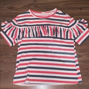 Red white and blue tee-shirt 👚 👕